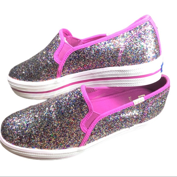 keds glitter slip on